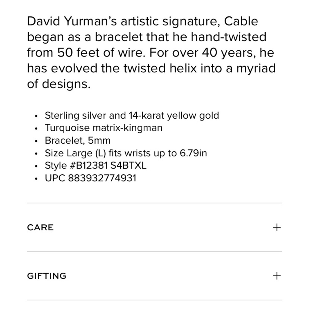 NIB Authentic David Yurman Classic Cable Bracelet 5mm - Picture 16 of 17
